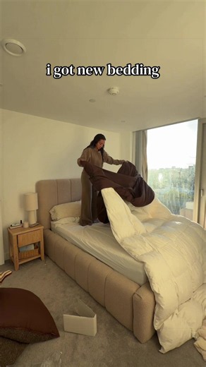 who knew brown bedding would be such a MISSION to sort😭🍂🐆🧋🤎🎞️☁️ | Bedding