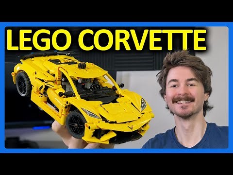 Building the LEGO Technic Chevrolet Corvette!! (And It Has a Secret)