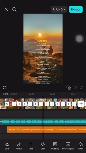 just try this template (to use) #CapCut #templatecapcut #hiking #fyp #2025recap