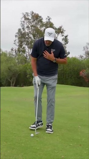 The crucial adjustment for hitting wedges off an uphill lie