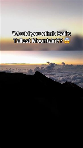 Would you climb Bali’s tallest mountain – Mount Agung?? 😱