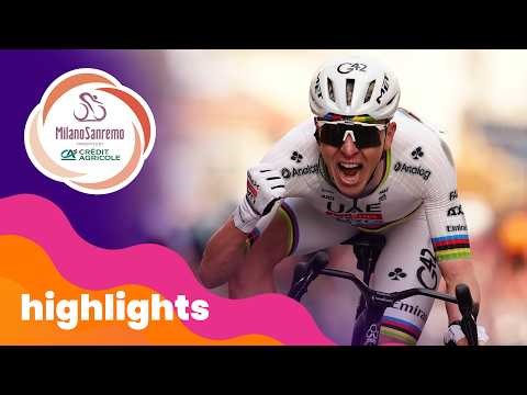PHOTO FINISH THRILLER AS BIG NAMES FIGHT FOR GLORY!🥵| Highlights Milano-Sanremo Crédit Agricole 2026