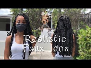 HOW TO: Realistic Faux Locs Tutorial | ROBBIE RAE ✨