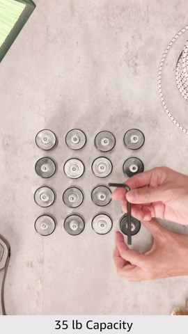 16 Pack Self-Leveling Table Glides - 1/4" Threaded Stem Adjustable Feet with Wood Inserts - Eliminates Wobble on Uneven Floors - Black