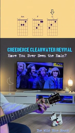 Have You Ever Seen The Rain? - Creedence Clearwater Revival | Easy Guitar Tutorial 🎸