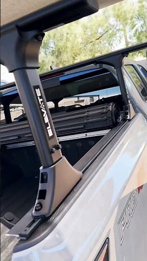 Roll-Up Tonneau Cover & Bed Rack On Nissan Frontier