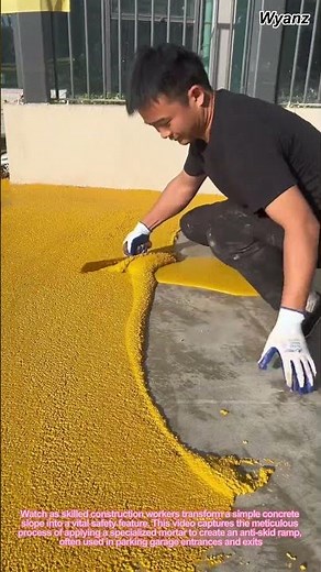 Building a Safer Driveway: How Anti-Skid Ramps Are Made | Satisfying Construction