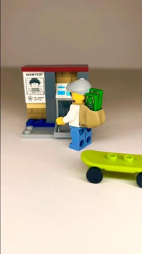 LEGO City High Speed Heist: Police Motorcycle Chase! #lego #legocity #shorts