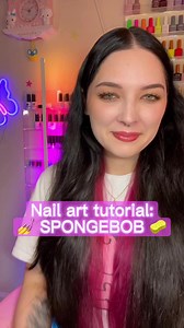 18K views · 590 reactions | Easy SPONGEBOB nail tutorial! 什 Save this video for your next nail art attempt ❤️ #notd #naildesigns #nailtutorial #nailartist #nailarttutorial #spongebob | Madison McCollough | Facebook