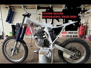 The Custom XR200R Takes Shape! (How to upgrade suspension)