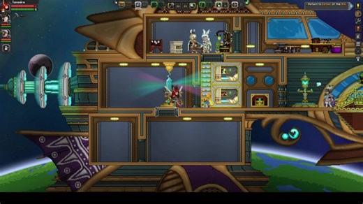 The dragon explores space