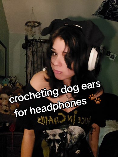 Crochet Puppy Ears for Headphones