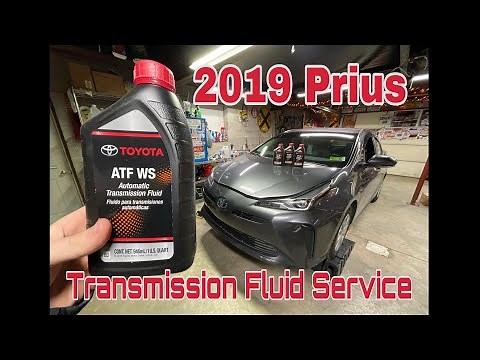 2019 Toyota Prius Changing the Transmission Fluid