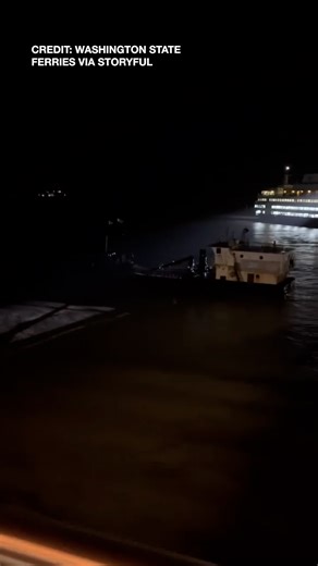 VIDEO: 100-foot crewless “ghost boat” drifts through ferry terminal