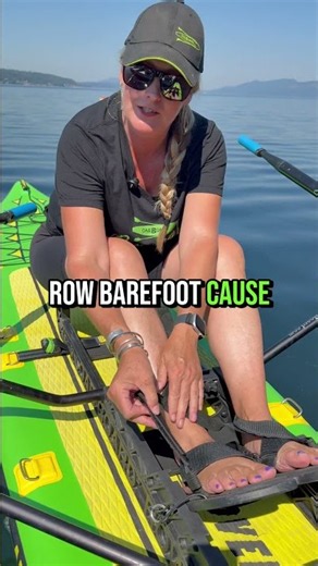 Using the Oar Board® quick release knee strap 🚣