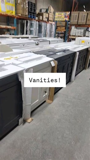 We have vanity combos! And yes we can sell the tops and bases separately! #Vanities #quartz #sinks #Countertops #bathroom | Reno Liquidation Depot