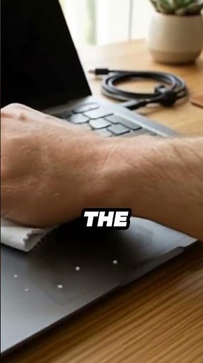 Laptop Trackpad Cleaning Hack | Make Your Trackpad Smooth 💻✨