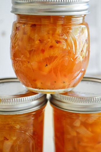 Easy Spicy Sweet Onion Jam-Marmalade for Canning or Freezing - An Oregon Cottage