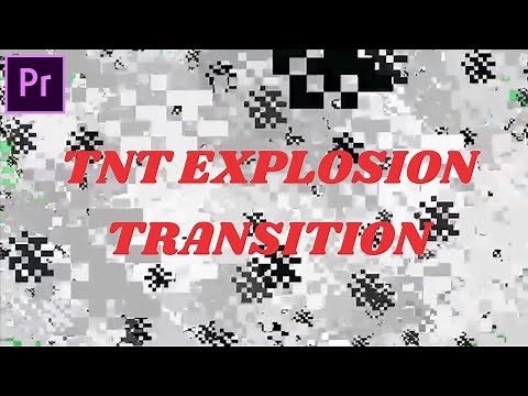 Minecraft TNT Explosion Transition | Tutorial Premiere Pro | 85 Seconds