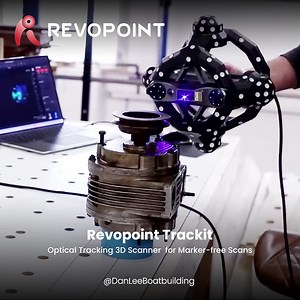 19K views · 80 reactions | Kickstart your 3D scanning efficiency with the Revopoint Trackit: An Optical Tracking 3D Scanner. ✨ It is perfect for industries that require accurate measurements. Exclusive 5% Off for New Shoppers ✅Industrial-grade Accuracy ✅Fully Automated Calibration Process ✅No Markers, No Scanning Spray Needed ✅30 Blue Laser Cross Lines + Single Blue Laser Line ✅Small to Large Object Capture ✅Volumetric Accuracy: 0.02mm + 0.04mm x L(m) | Revopoint | Facebook