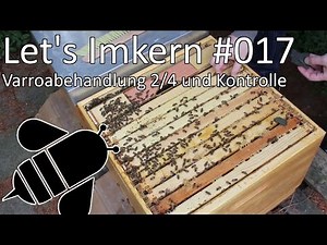 Let's Imkern | #017 | Varroabehandlung 2/4 und Kontrolle Milbenfall
