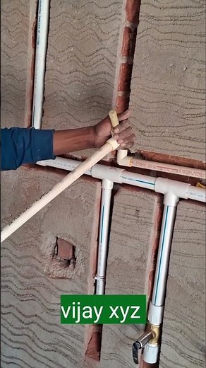 Cpvc Pipe Fitting Tips And Tricks For Bathroom #shortvideo #shorts #shortsfeed