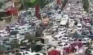 Kabul: Cars in gridlock after Afghan people flee capital