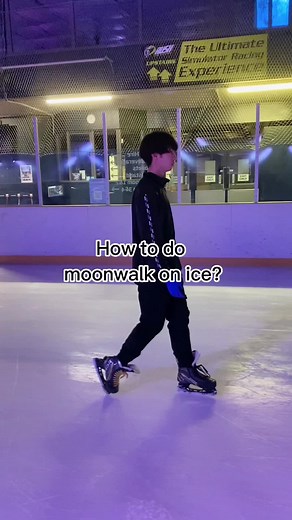 Moonwalk Tutorial on Ice Skates