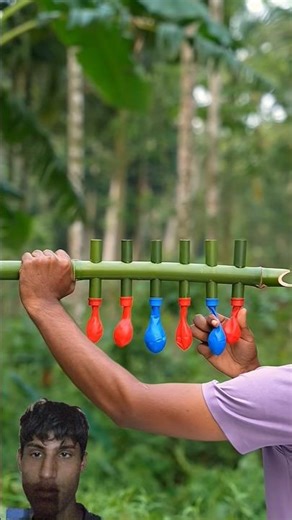 Six Colourful Bamboo & Balloon Creative New Crafts Idea #diy #crafts