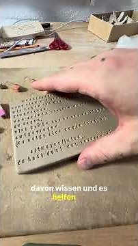 Ich Drucke Goethes Faust In Ton! - Platte Nr. 280 #kunst #faust #goethe #keramikkunst