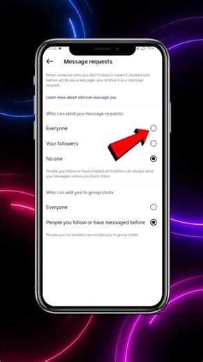 How to enable message request on instagram | Instagram par message request nhi aa raha hai#shorts