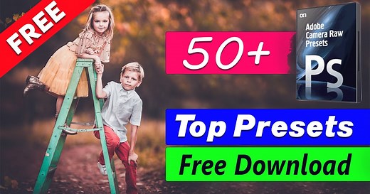 Free Download- 50  Top Camera Raw Presets Pack by Shazim Creations