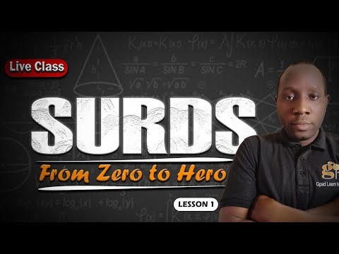 Introduction to Surds, Lesson 1