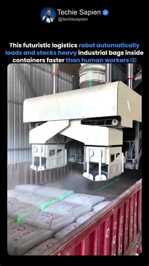 This Is How Robotic Bag Loading Machine Replacing Manual Labor 🤯📦