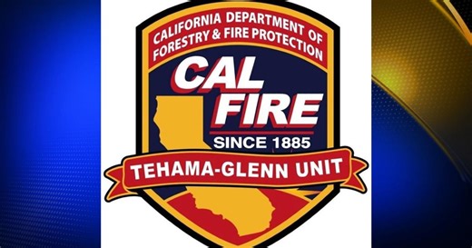 Firefighters responding to travel trailer fire at Friendly Acres Mobile Home Park south of Red Bluff