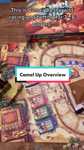 Camel Up! Overview: Racing and Betting Board Game