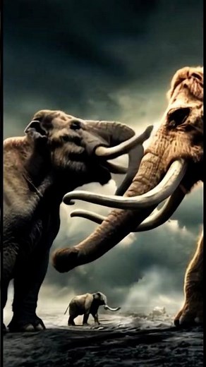 Mammoth vs Mastodon – Which Was More Powerful? #mammoth #mastodon #prehistoric #wildlife #animals