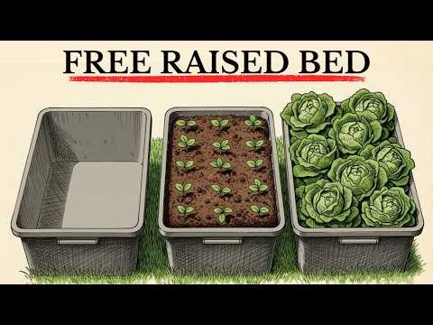 How to Grow Vegetables in a Plastic Tote — Free Raised Bed Container Garden