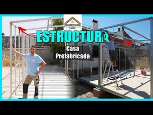 🔶Construction of a metal frame for a prefabricated house 🔶 Build your prefabricated house | Spain.