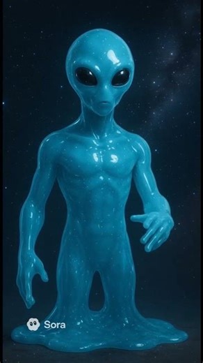 slime alien asmr #asmr #alien #AI #slime #relaxing #sf #shorts #sleep