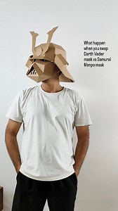 What it looks like when you swap Darth vader mask with samurai menpo mask. Let me know what you think | KRAF Studio