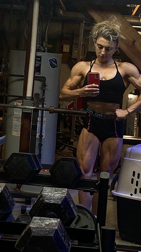 Loren Calderoni IFBB Pro 🌐 on Instagram: "Some footage from last night’s final workout of the prep 🙌. I had to run it back in the basement gym where I started training back in the day. Now time to relax ⚒. . . . Sups @axeandsledge ⚒⛏ Apparel @violatethedresscode Coach @gordonfalcetti Code: LORENCAL #bodybuilding #fitness #figure #training #npcnortheast #npc #peakweek"