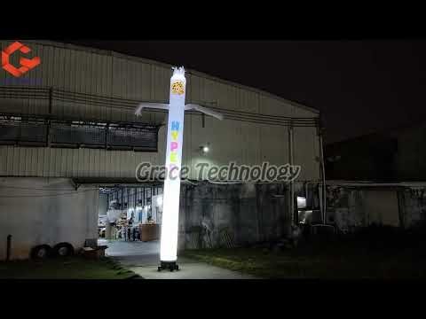 LED Lighting Inflatable Air Tube, Advertising Inflatable Dance Man, Outdoor Inflatable Puppet Dancer