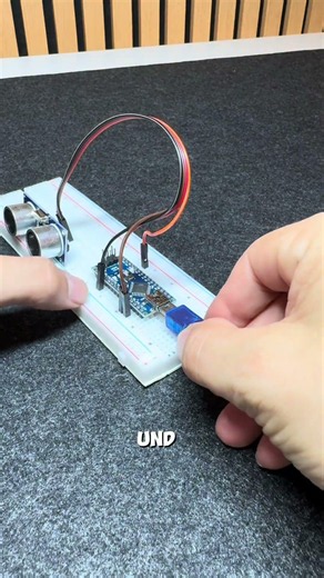 This is the ultrasonic sensor! 🤖 #stem #diyprojects #funduino