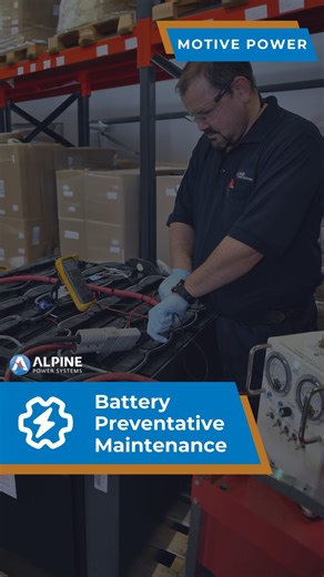 Alpine Power Systems will custom design a program to optimize your Motive Power performance while also preventing avoidable failures, ensuring safety, and enhancing the overall efficiency of your material handling system ⚡ https://bit.ly/ForkliftBatteryMaintenance #MotivePowerServices #BatteryPreventativeMaintenance #MotivePower #Reliability | Alpine Power Systems | Facebook