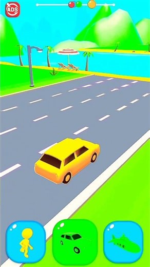 Shape-shifting Funny Race Gamepaly new hyper casual games #shapeshifting #gameplay #shorts