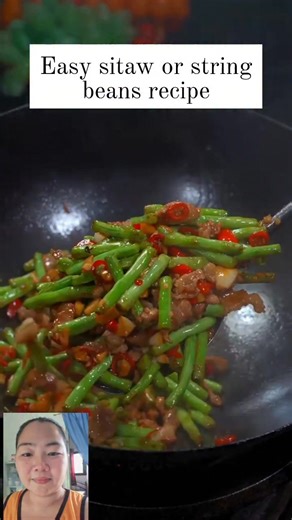 String beans recipe! #CookingTutorial #food #cookingvideo #foodie #sitaw | Jovie Lobaton Mayo