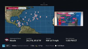 26K views · 111 reactions | It may be late in the year, but the tropics are STILL ACTIVE! Stream our LIVE #Nicole coverage all week on The Weather Channel TV app: | The Weather Channel | Facebook
