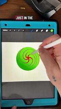 Procreate Smudge Tool Magic! Textured Letter Art Tutorial