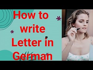 How to write Letter in German | Brief schreiben | Goethe Zertifikat B1 | B1 - Lesson